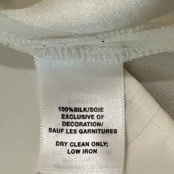 LAFAYETTE 148 Ruched Sleeve Silk Blouse - Picture 4 of 7